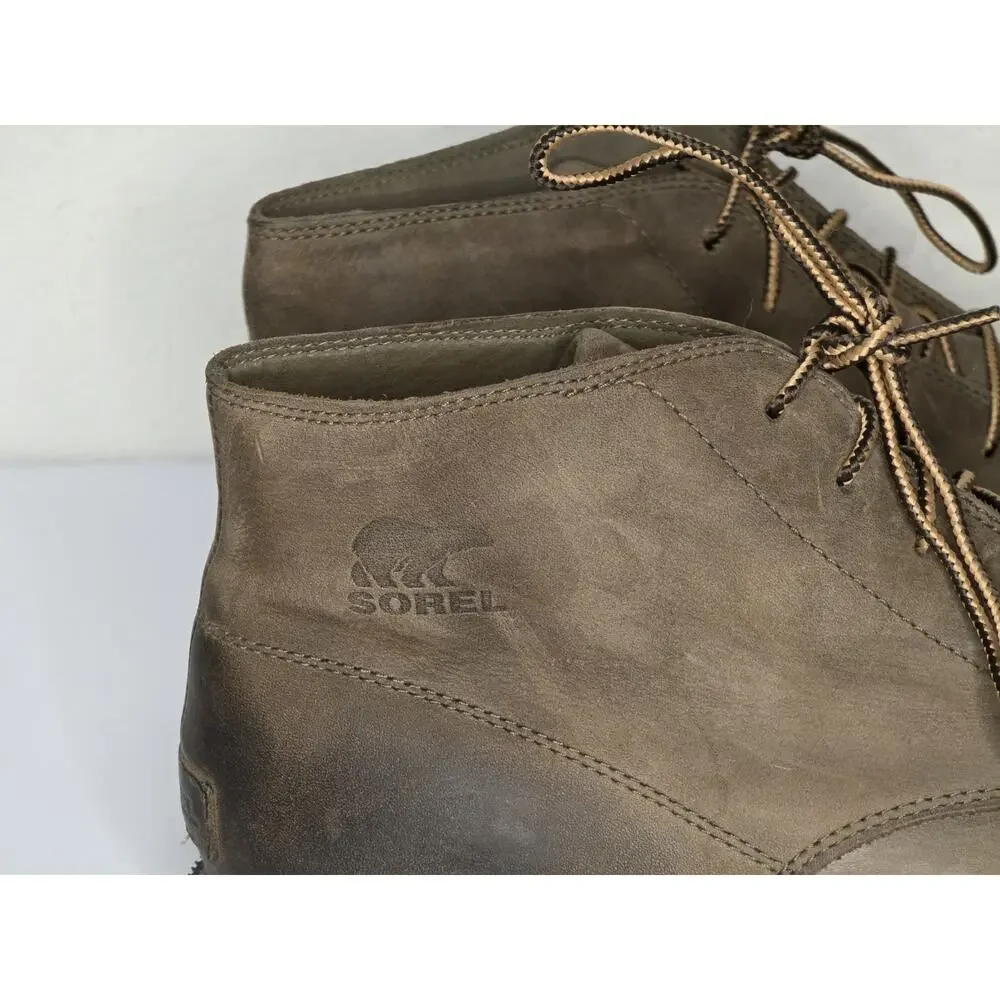 Sorel Men's Madson Chukka Waterproof Boots Dark Brown | Size 14 EUC